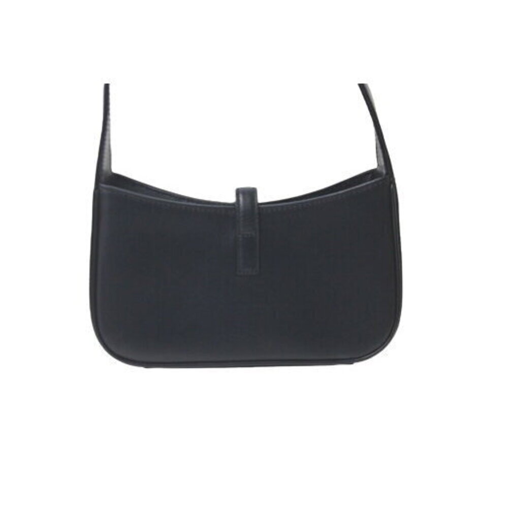 SAINT LAURENT Hobo Shoulder Leather Bag Black Gold - Picture 3 of 8